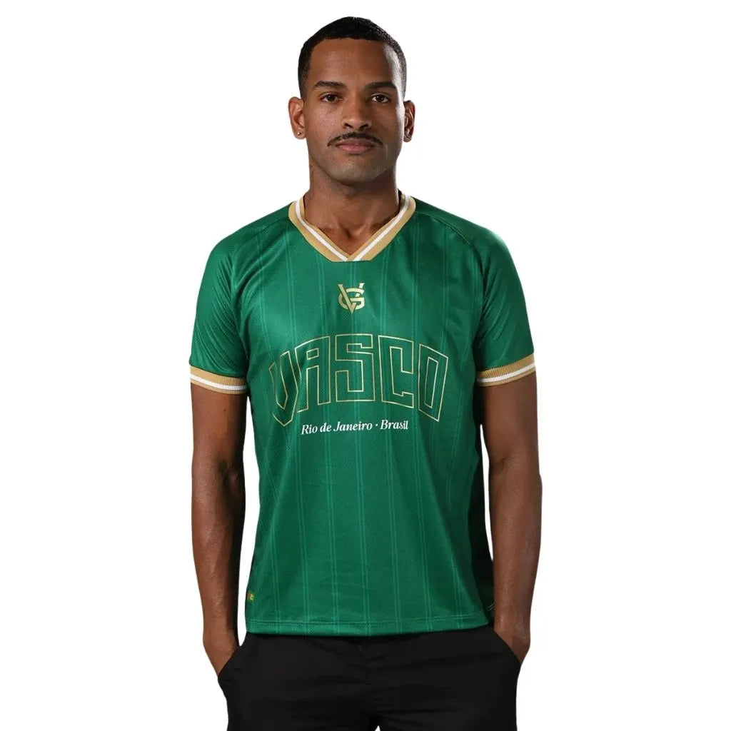 Camisa Masculina Vasco Brasil Verde