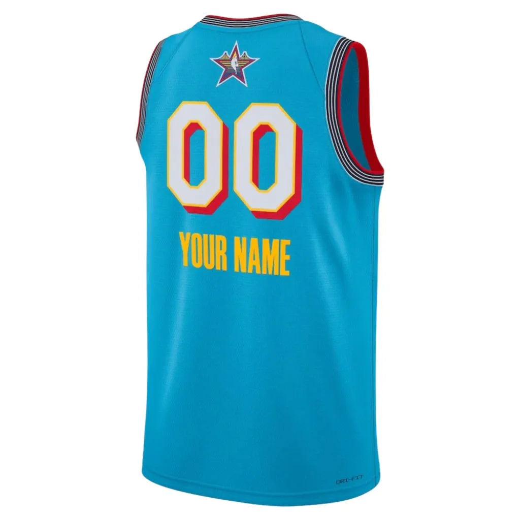Camiseta NBA All-Star Game 2025 Azul Claro