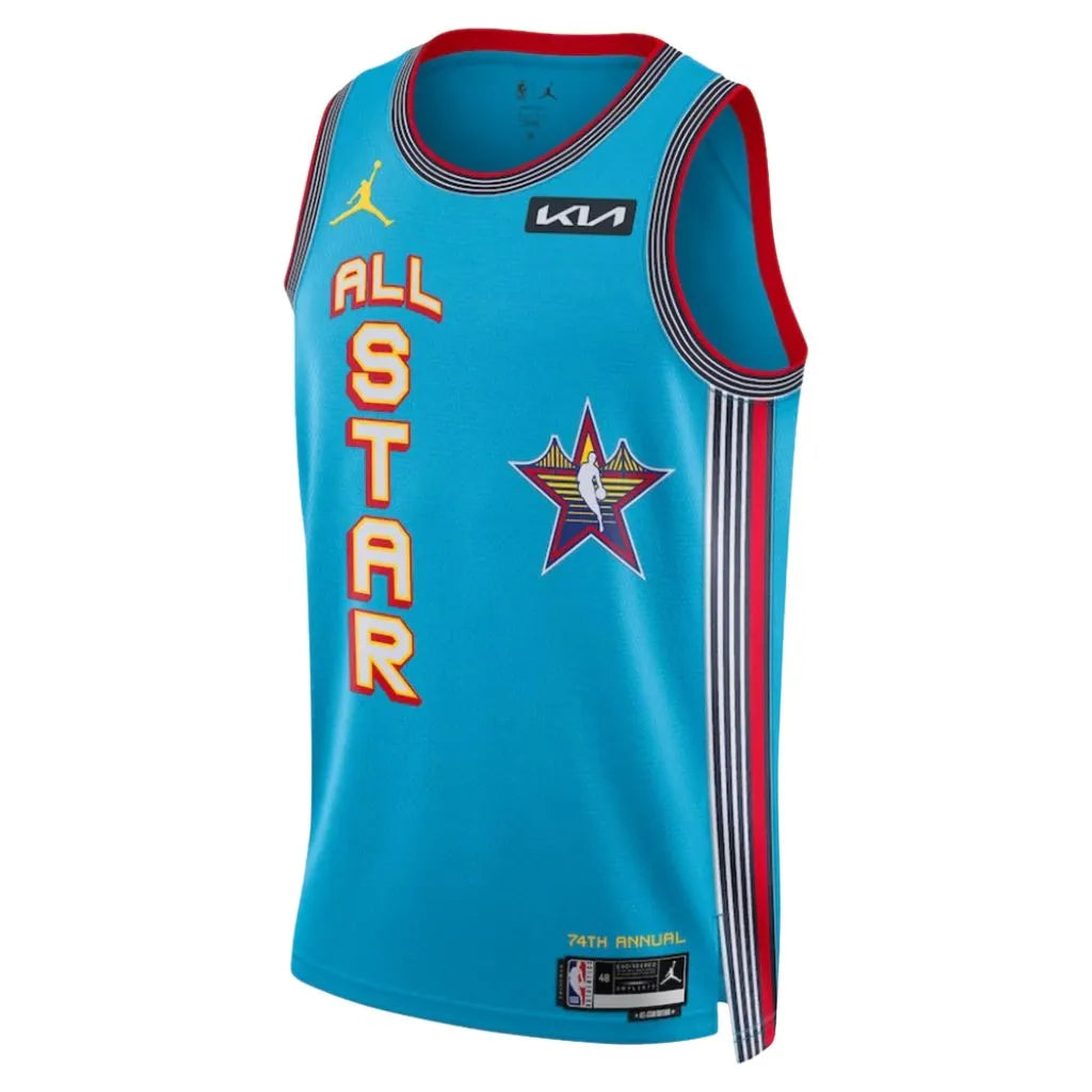 Camiseta NBA All-Star Game 2025 Azul Claro