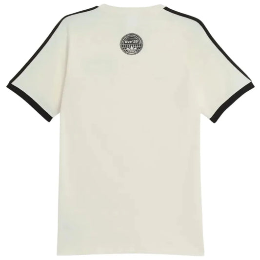 Camisa Tour Oásis x Adidas 3 Listras Branca