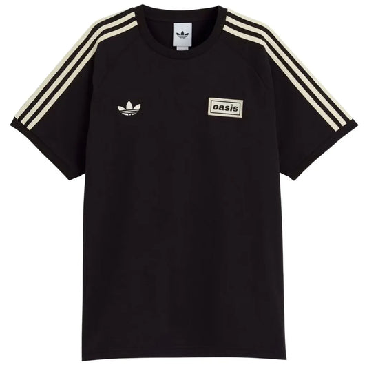 Camisa Tour Oásis x Adidas 3 Listras Preta