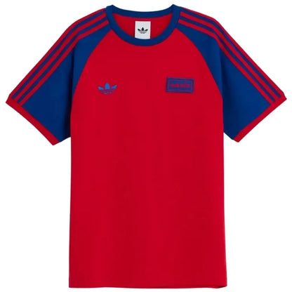 Camisa Tour Oásis x Adidas 3 Listras Vermelha