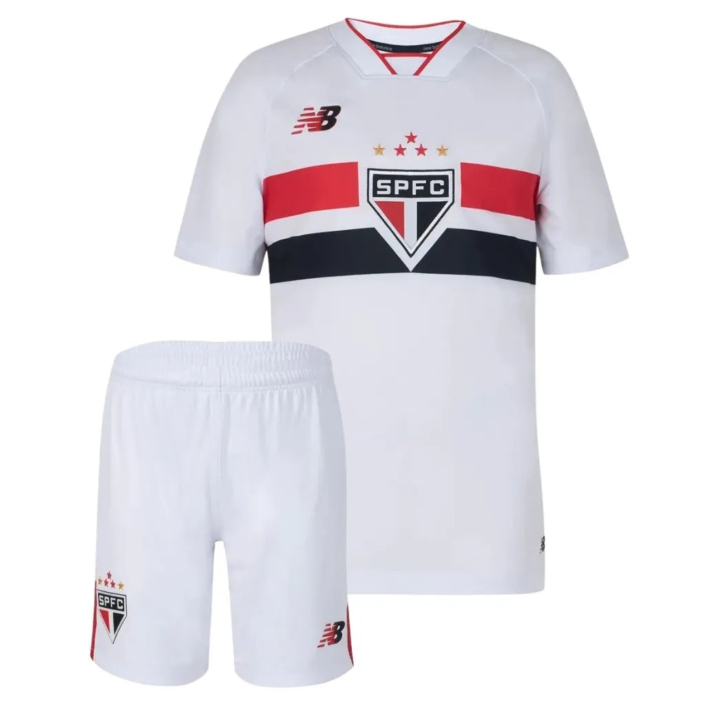 Conjunto Infantil São Paulo Home 2026/27