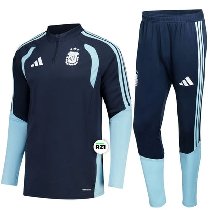 Conjunto de Treino Meio Ziper Argentina I 26