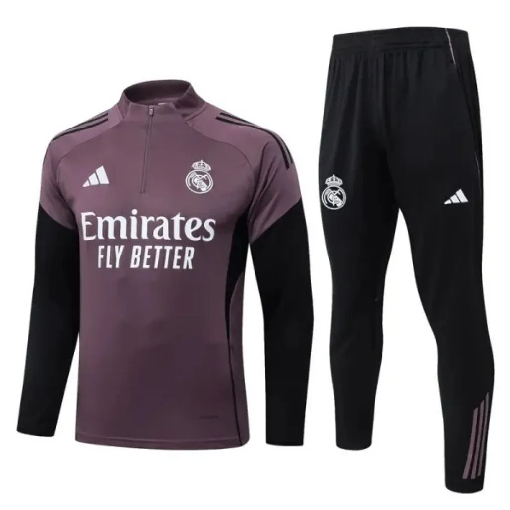 Conjunto de Treino Meio Ziper Real Madrid 2025/26