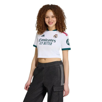 Cropped Real Madrid Home 2026/27 Adidas vista close frontal.