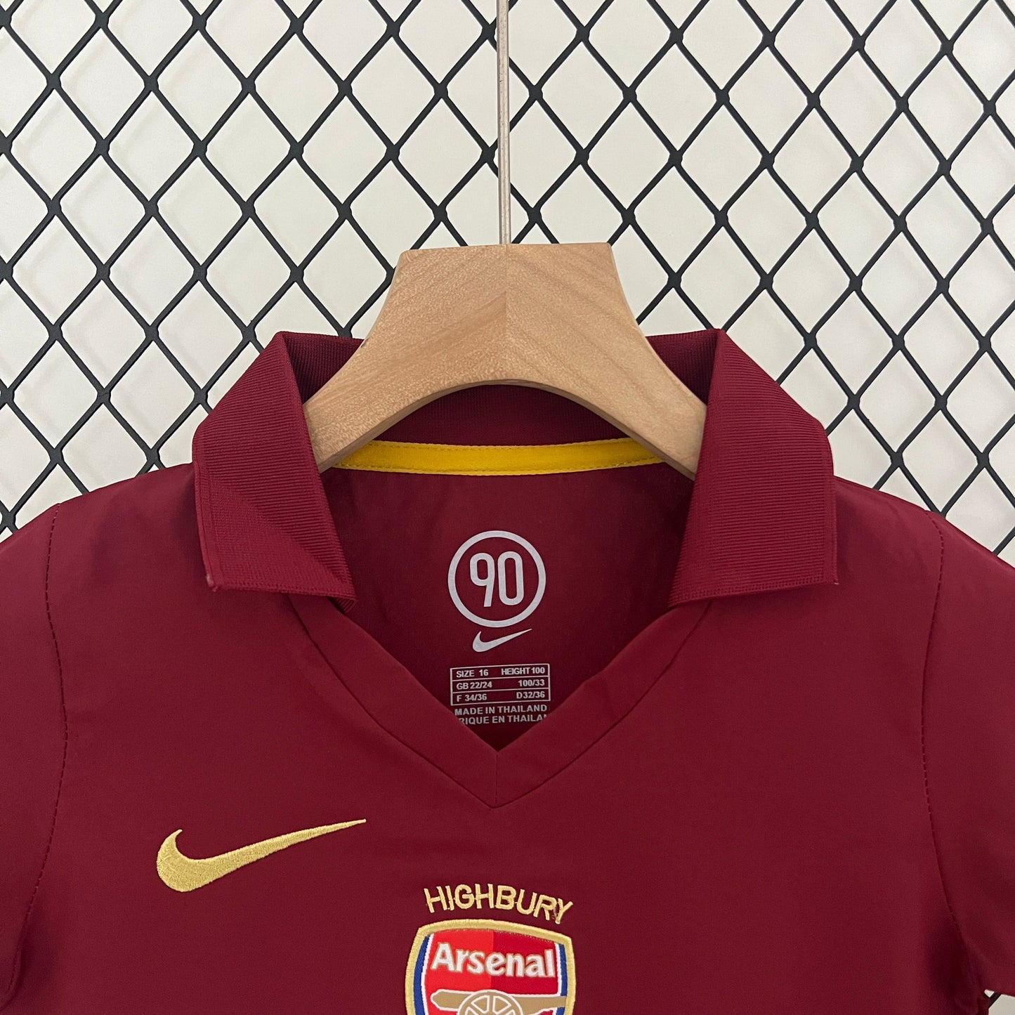 Kit Infantil Retrô Arsenal Home 05/06