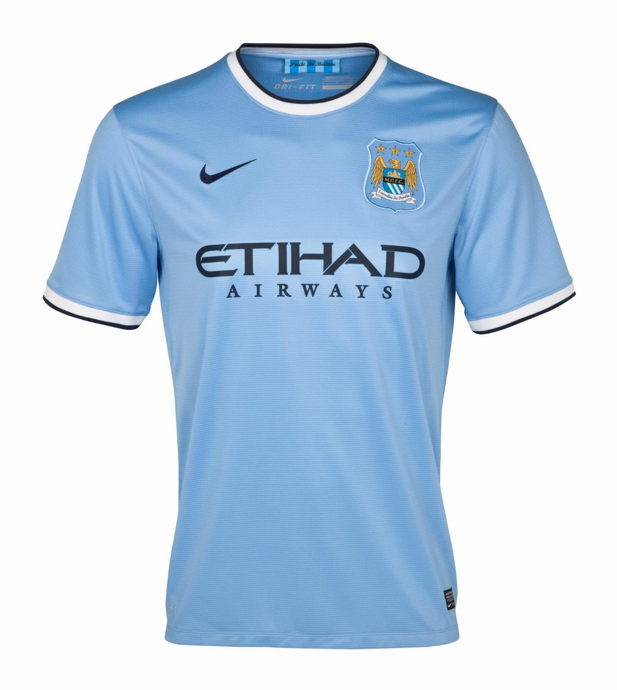 Camisa Retrô Manchester City Home 2013/14