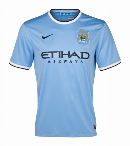 Camisa Retrô Manchester City Home 2013/14