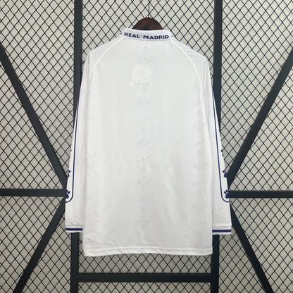 CAMISA REAL MADRID MANGA LONGA RETRÔ HOME 94/96