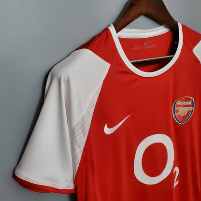 Camisa Retrô Arsenal Home 2002/04