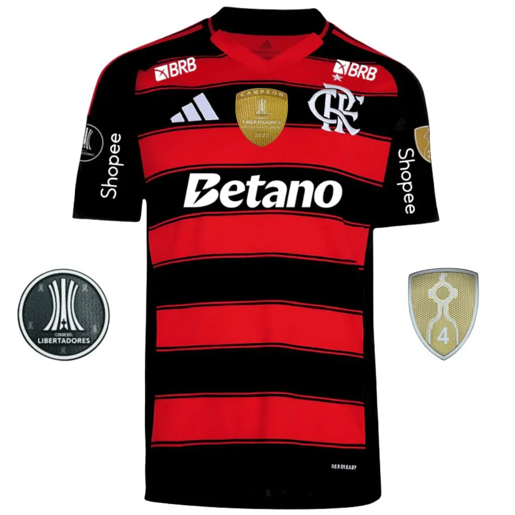Camisa Masculina Flamengo I 2025/26 Authentic