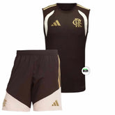 Kit Masculino Flamengo Treino Comissão 2026 Camiseta