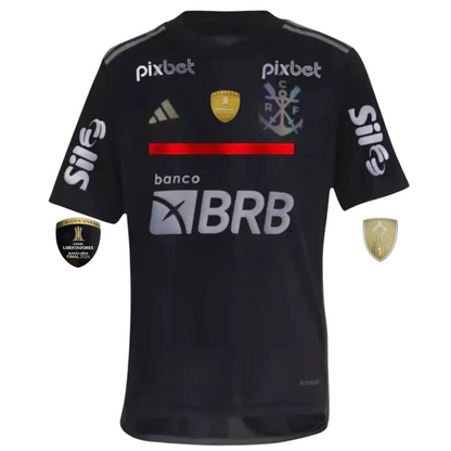 Camisa Masculina Flamengo III 2023/24 - Patrocínios + Patch