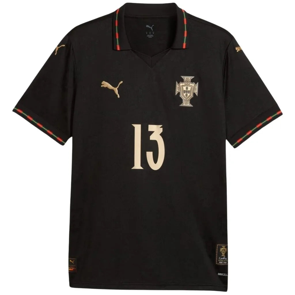 Camisa Masculina Portugal Pantera Negra Authentic