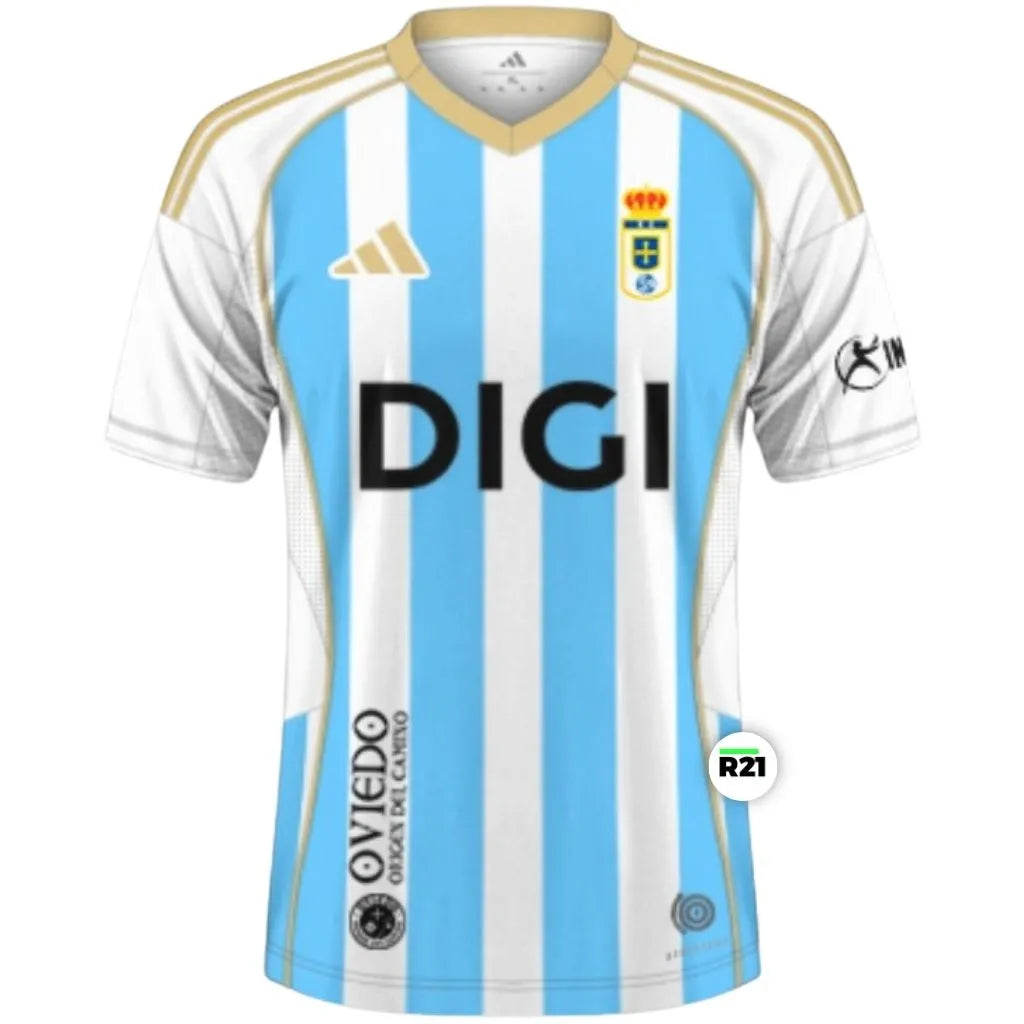 Camisa Masculina Real Oviedo III 2025/26